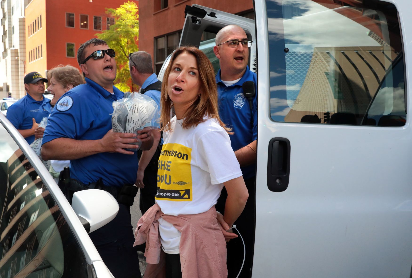 Abortion rights rally results in arrests downtown